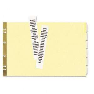 Avery® Post Binder Insertable Tab Dividers INDEX,PST BNDR 