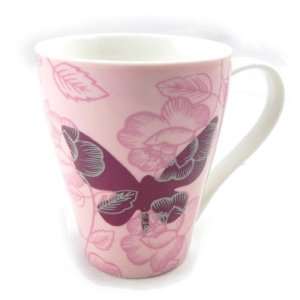  Mug cup Papillons Romantiques pink.