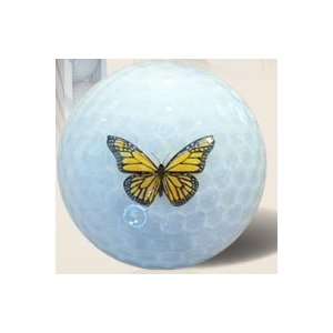   Golf Ladies Crystal Golf Balls 1 Dozen   Butterfly
