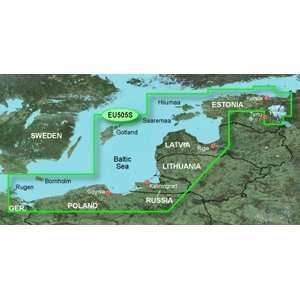   Garmin Bluechart G2 Hxeu505S Baltic Sea East Coast GPS & Navigation