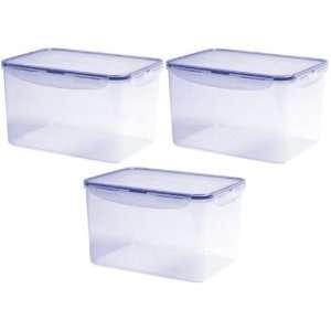  Lock & Lock Multiple Use Storage Container (3 Pack) 19 cup 