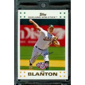  2007 Topps Opening Day #63 Joe Blanton Oakland Athletics 