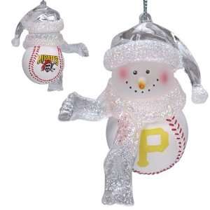  BSS   Pittsburgh Pirates MLB Home Run Snowman Ornament (3 