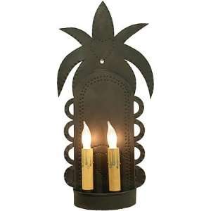  Pineapple Lighting. Double Pineapple Sconce With Antique 