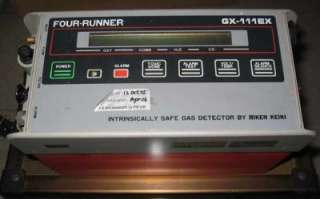 RIKEN KEIKI Gas meter Alarm System GX 111 GX 111EX Used  