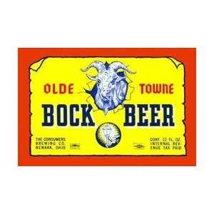  Olde Towne Bock Beer 20x30 poster