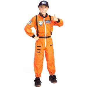 Lets Party By Rubies Costumes Astronaut Child Costume / Orange   Size 