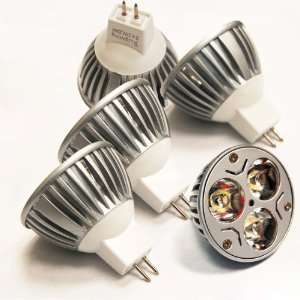   Bulbs, MR16 Brightest LED Bulb 3 Watts 12V Daylight White, LEDMR16 12V