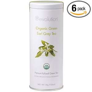   Tea Green Earl Grey Tea, Organic, 15 Count Pyramid Teabags (Pack of 6