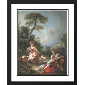  Boucher, Francois 28x36 Framed and Double Matted A Summer 