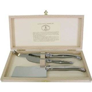 Laguiole Stainless Steel Boxed 3 Piece Cheese set