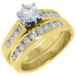5CT WOMENS DIAMOND ENGAGEMENT RING WEDDING BAND BRIDAL SET ROUND 
