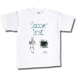  Hardkor Sports Soccer Brat Soccer T Shirt (Wh) Sports 
