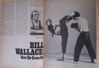 79 KARATE ILLUSTRATD MAGAZINE BLACK BELT BILL WALLACE  