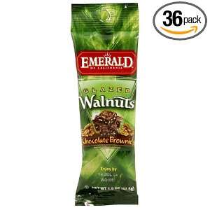 Emerald Chocolate Brownie Walnut, 1.5 Ounce Units (Pack of 36)  