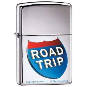  Zippo Road Trip Movie High Polish Chrome Lighter, 9232 