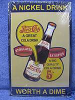 Pepsi   Nickel Drink Tin Metal Sign Decor Pop Soda Cola  