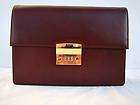 GOLD PFEIL NEW BURGUNDY LEATHER TRIPLE GUSSET BRIEFCASE items in The 