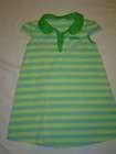 GIRLS HANNA ANDERSSON STRIPED DRESS SIZE 110 4 6