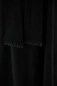 KARLA COLLETTO BLACK BEADED DRESS COVER S NWT $294  