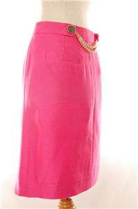   AUTH Kate Spade $275 Alexandra Skirt Lipstick Pink Fuchsia 8  