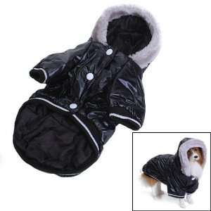  Pet Dog Hoodie Hooded Winter Puffy Coat Jacket Size M 