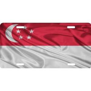  Rikki KnightTM Singapore Flag Cool Novelty License Plate 