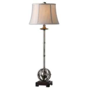 Celestina Lamp by Uttermost   Heavily antiqued silver with black under 