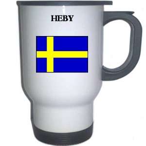  Sweden   HEBY White Stainless Steel Mug 