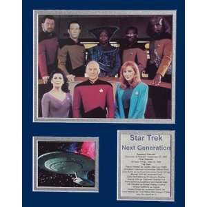  Star Trek Next Generation Picture Plaque Framed