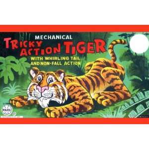 Exclusive By Buyenlarge Tricky Action Tiger 20x30 poster  