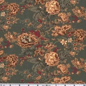  45 Wide Yours Truly Floral Holiday Pine Fabric By The 