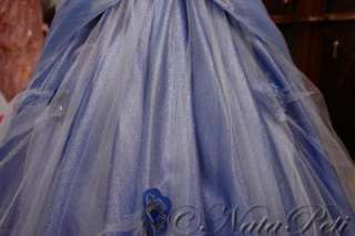 FLOWER GIRL PAGEANT PRINCESS HOLIDAY DRESS 2955 BLUE VIOLET SIZE 6 8 