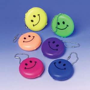  Smiley Face Coin Purse Keychains Toys & Games