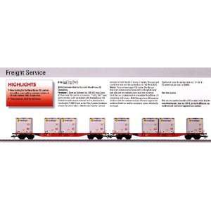  Marklin Container Flat Car Set with WoodTainer XS 