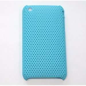  Metalic hard shell case for iPhone 3G/3GS   Light Blue 
