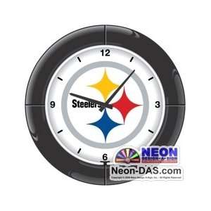  Pittsburgh Steelers Neon Clock