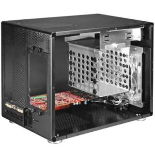 LIAN LI PC Q08B Aluminum Mini ITX Tower Computer Case  