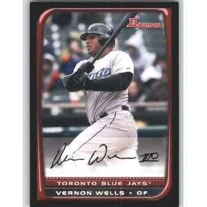  2008 Bowman #55 Vernon Wells   Toronto Blue Jays (Baseball 