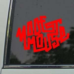  MODEST MOUSE Red Decal MAZE BAND ALBUM Window Red Sticker 