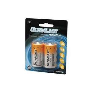  NABC ULtraLast ULA2C Alkaline General Purpose Battery   C 