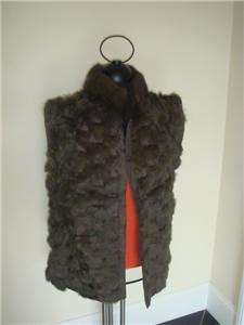 Beautiful Rabbit Fur Stylist Vest M/L  