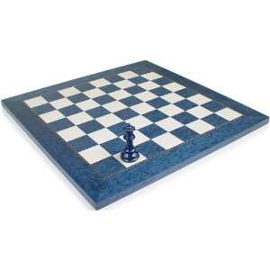   Burl & Erable High Gloss Deluxe Chess Board   2 Squares Toys & Games