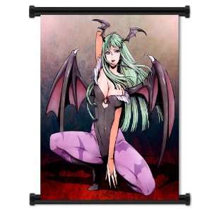  Darkstalkers Nightwarriors Morrigan Game Fabric Wall 