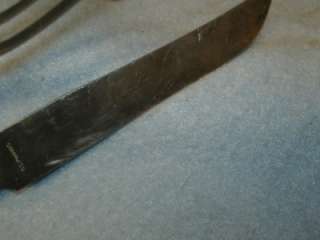 STAG HORN CARVING KNIFE FORK SET BONE ANTLER HANDLE STAINLESS Vintage 