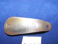 VTG  Roebuck & Co Classic Shoe Horn Metal 5 1A44  