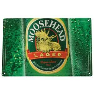  Moosehead Lager Decorative Tin Sign (Measures 11.5 x 8 