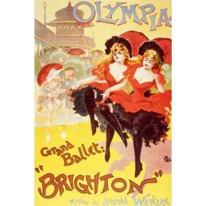  OLYMPIA GRAND BALLET BRIGHTON WENZEL FRENCH SMALL VINTAGE 