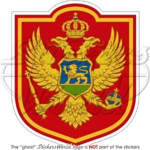 MONTENEGRO Montenegrin Armed Forces Badge 3,2 (80mm) Vinyl Sticker 