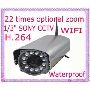  1/3 sony ccd h.264 waterproof ir night vision 100m wifi ip 